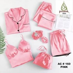 Satin Silk Nightwear Pajama Set