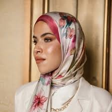 Premium Silk Patterned Printed Scarf